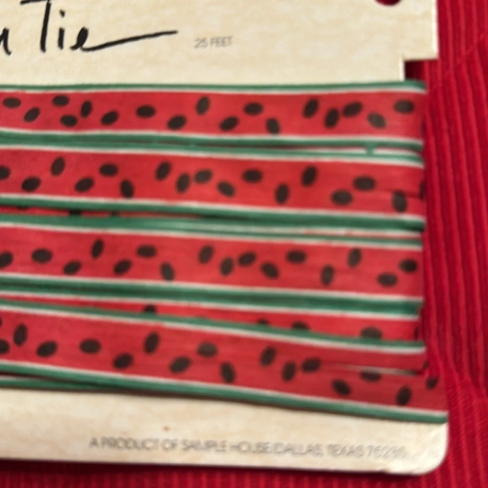 Tag It Cow & Watermelon Tags, Stickers & Cotton Tie Bundle